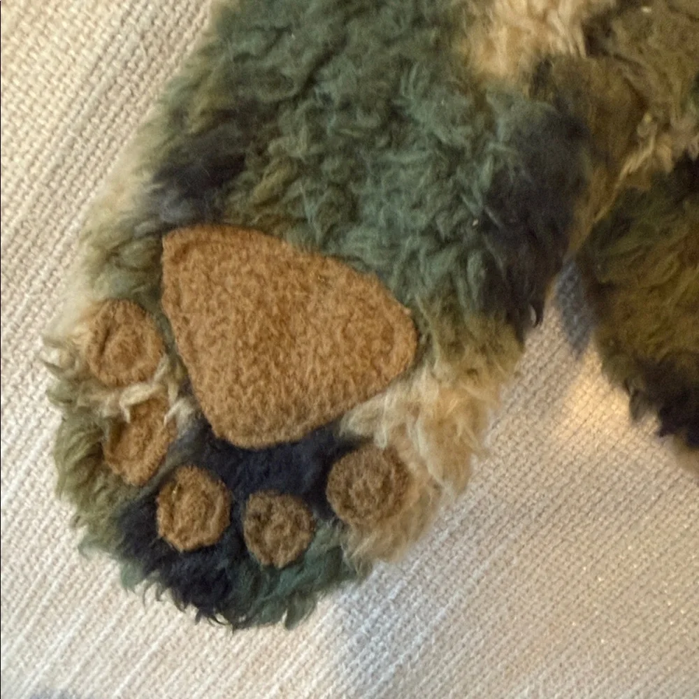 The North Face Baby Bear Suave Mitts - Green and Brown